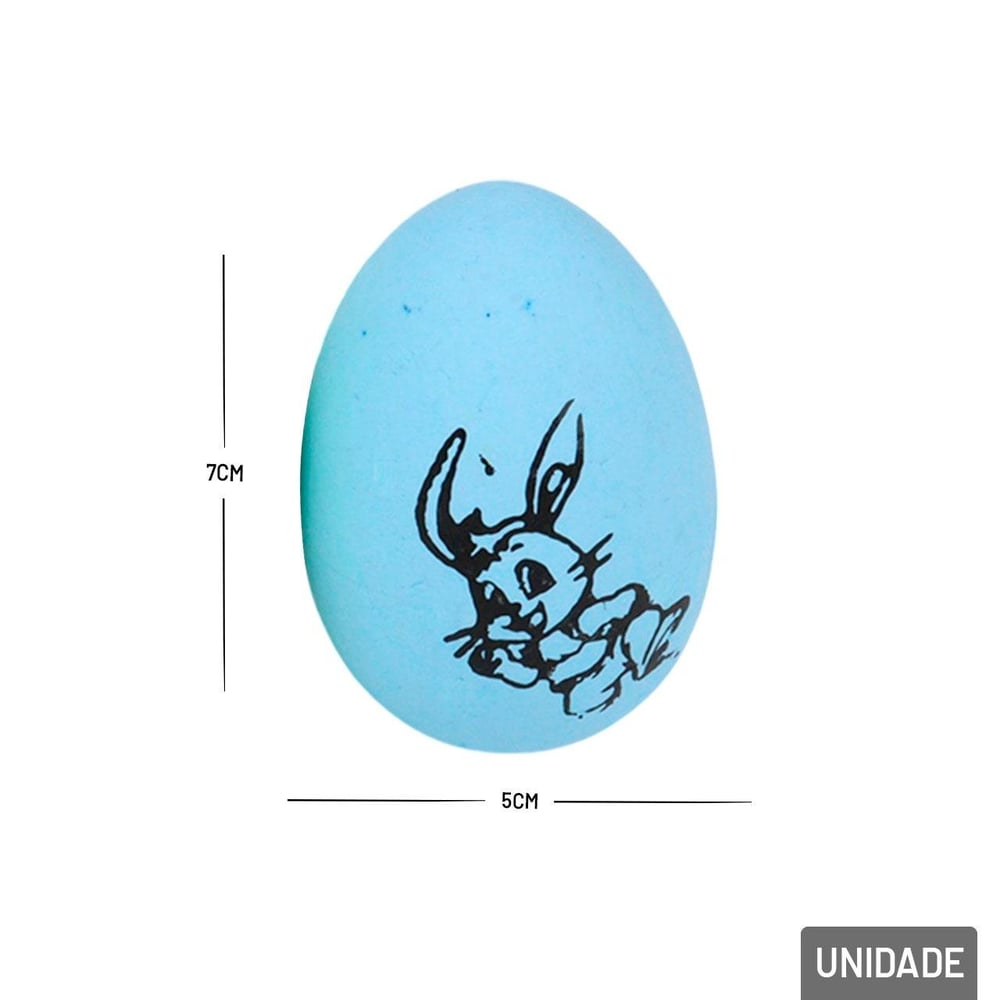 Enfeite de Páscoa Ovos Para Pintar Tinta 13 Peças