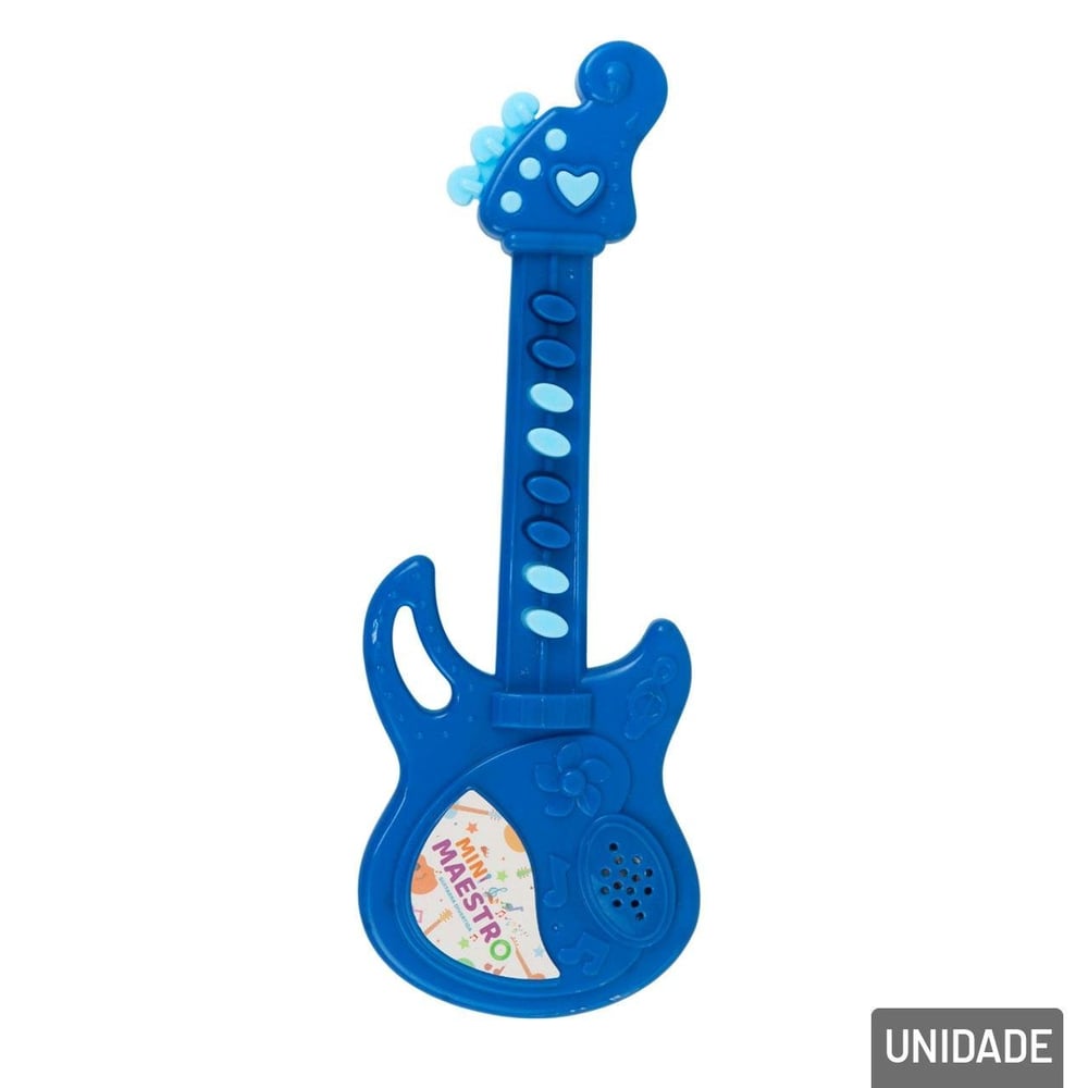 Guitarra Musical de Plástico à Pilha Color