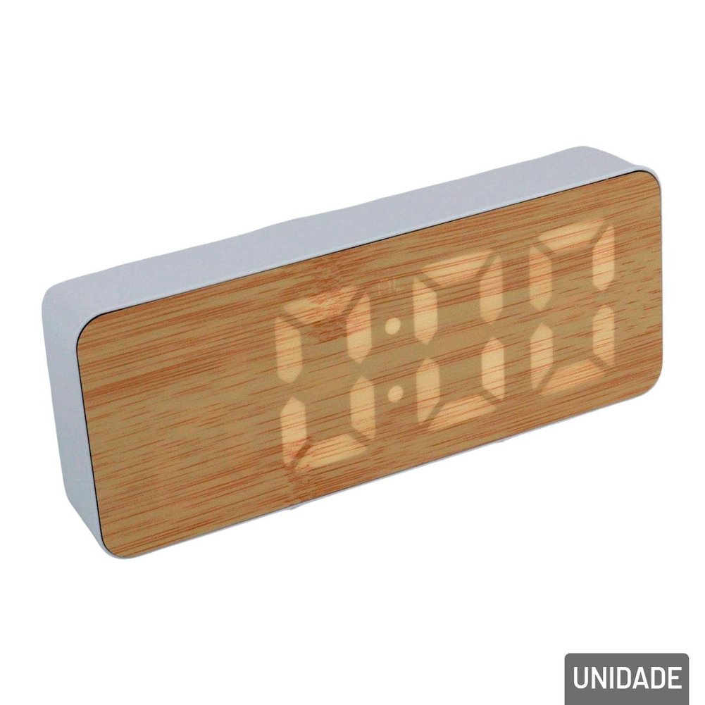 Relógio de Mesa Digital 15cm LED Despertador