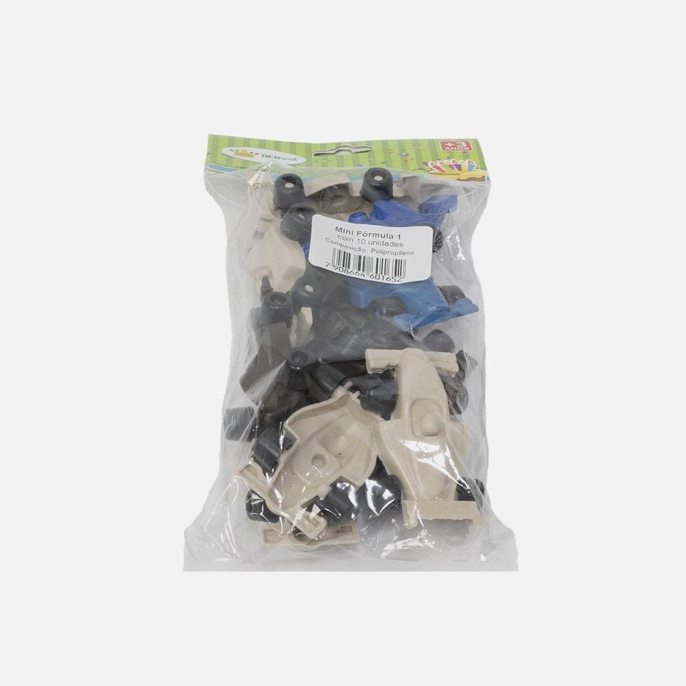 Carrinho Roda Livre 10 Peças Fórmula Color