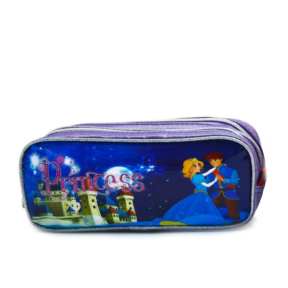 Estojo Escolar Duplo 22 CM Personagens Diversos