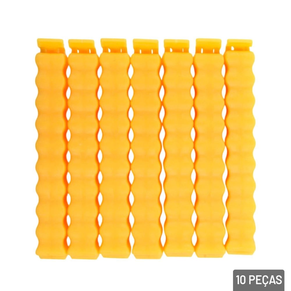 Lacre Para Embalagem 10cm 10 Peças com Suporte