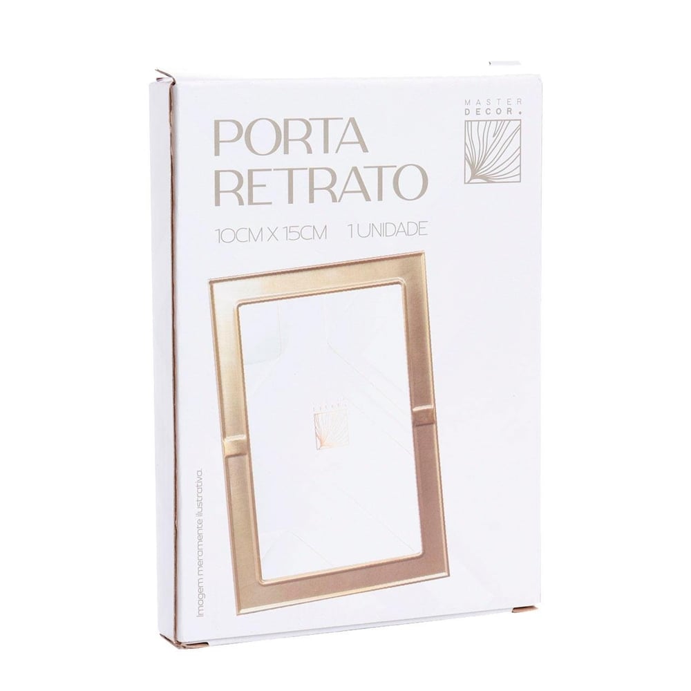 Porta Retrato de Ferro 10x15 Moldura Escovada