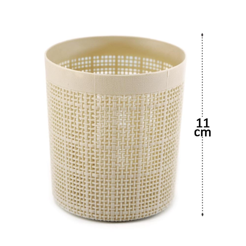 Organizador Multiuso Plástico 11x10 Redondo Color