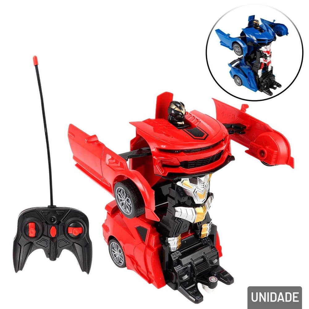 Carrinho de Controle Remoto Transformes Color