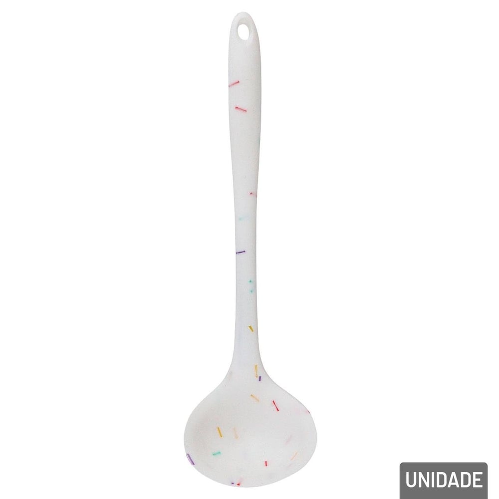 Concha de Silicone e Ferro 23cm Branca
