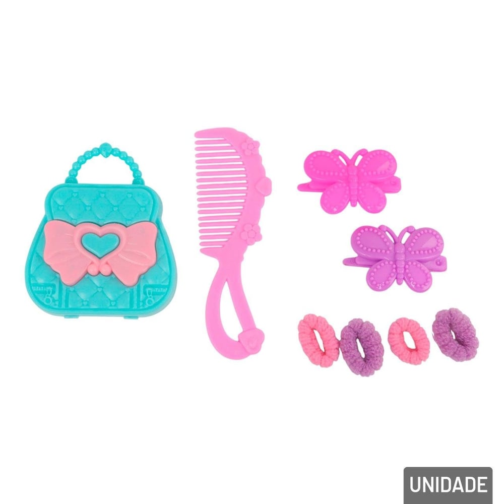 KIT Salão de Beleza Infantil Acessórios Sortidos