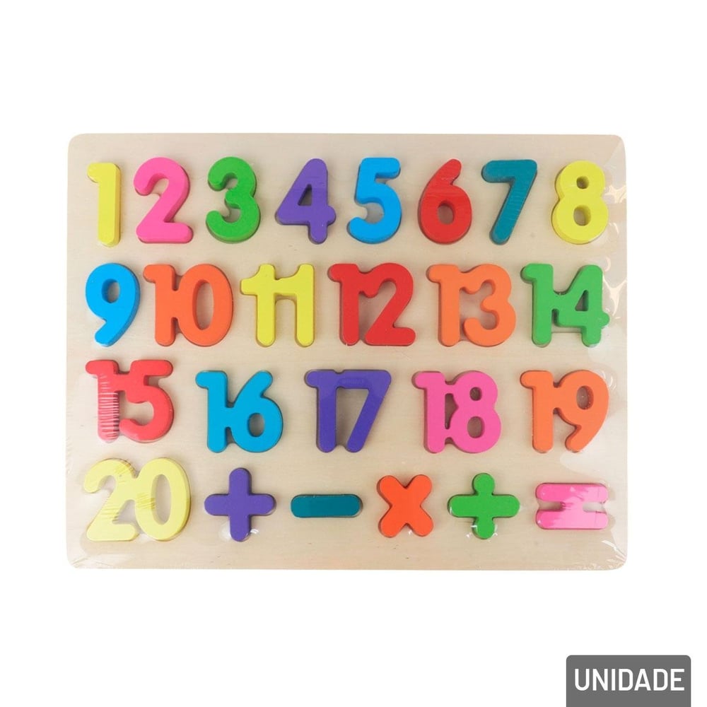 Tabuleiro Educativo Número e Formas Sortidas