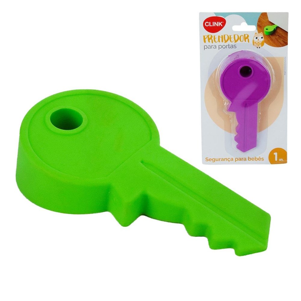 Aparador de Porta Plástico 13cm Chave Color