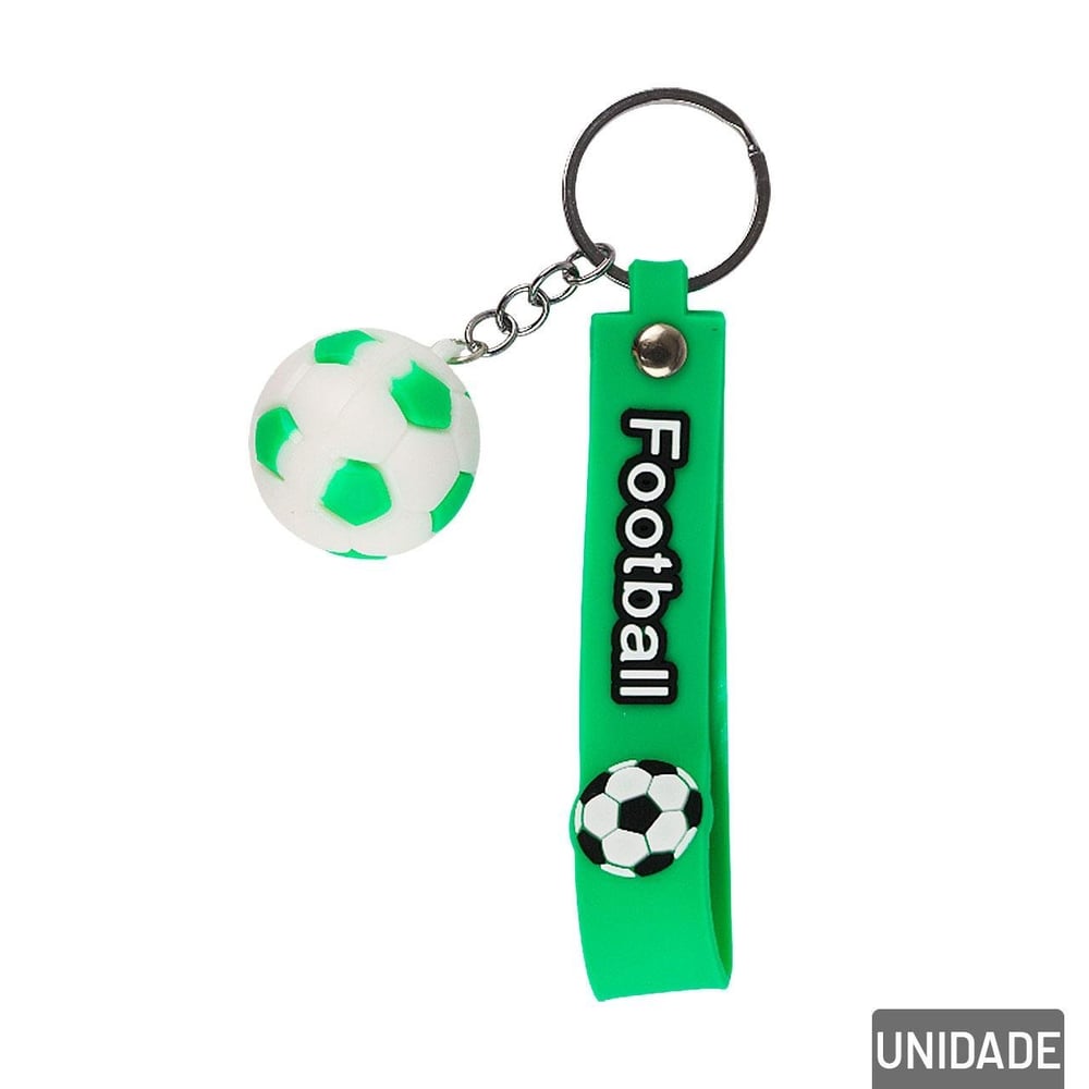 Chaveiro de Silicone 13cm Bola Color