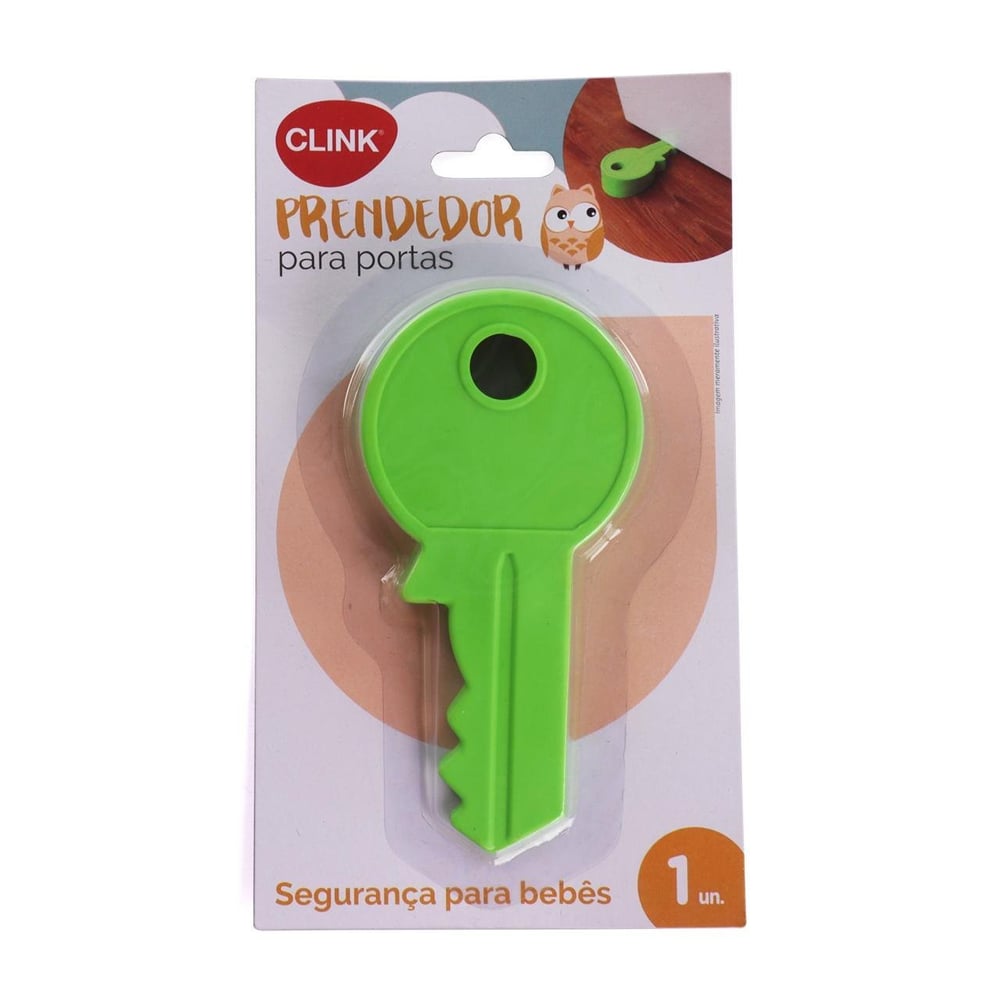 Aparador de Porta Plástico 13cm Chave Color