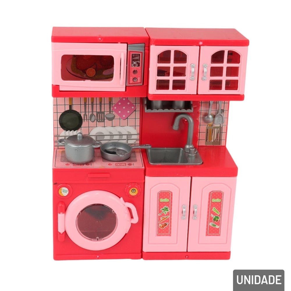 Móveis de Plástico Para Casinha de Boneca Cozinha
