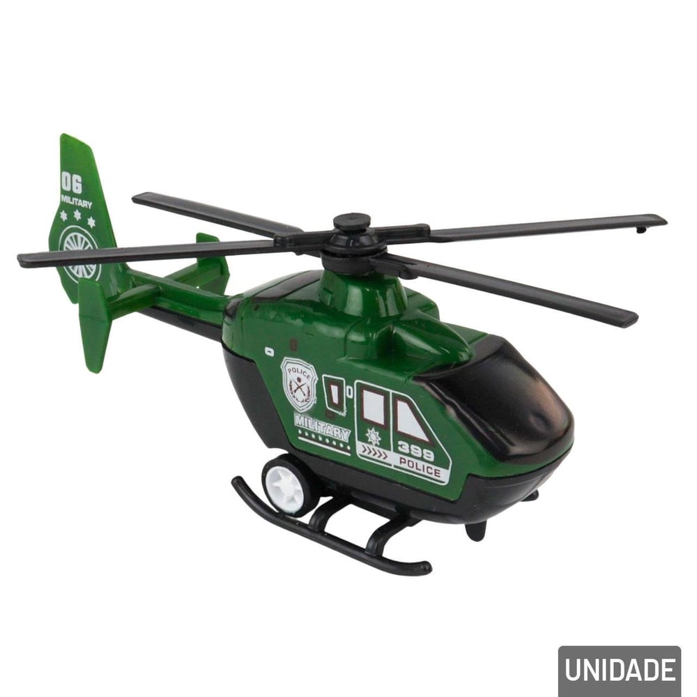 Helicóptero de Plástico Movido à Fricção Sortidos