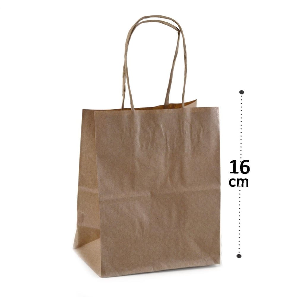 Sacola Kraft 16x13cm 10 Peças Pacote