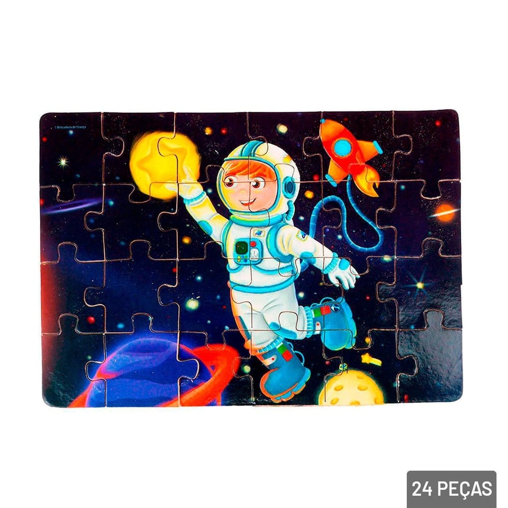 Quebra Cabeça 24 Peças Astronauta