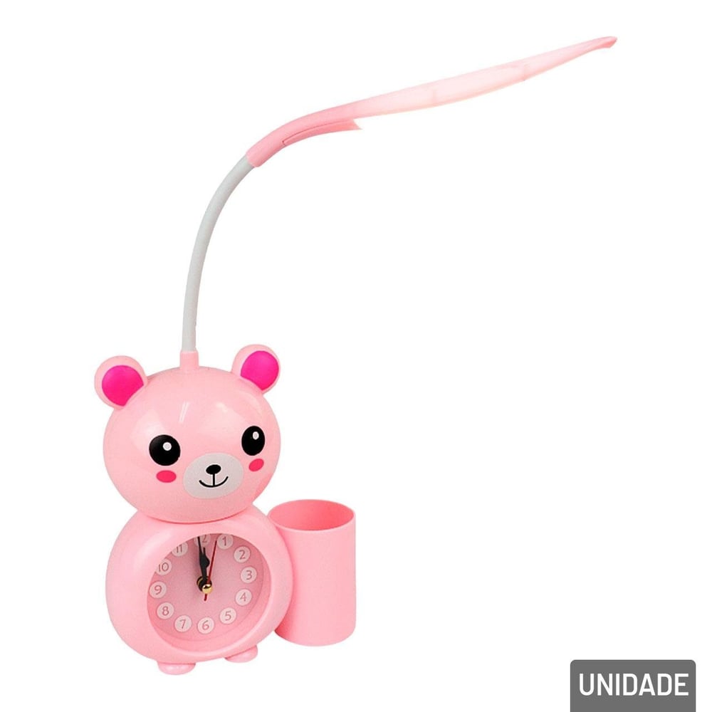 Luminária de Mesa 45cm EM LED com Despertador