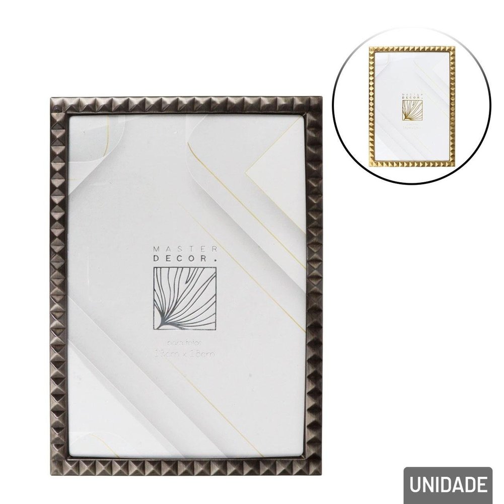 Porta Retrato de Ferro 13x18 Moldura Escovada