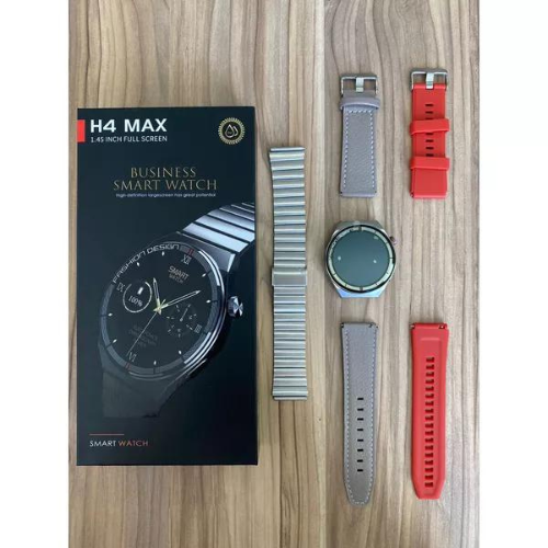 Smart Watch H4 Max Pro - 3 Pulseiras
