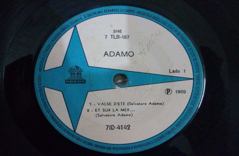 7 POLEGADAS ADAMO - 1969 (NACIONAL)
