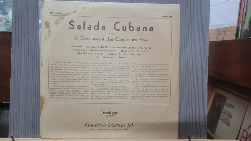 AL CASTELLANOS/JOE CUBA - SALADA CUBANA (NACIONAL)