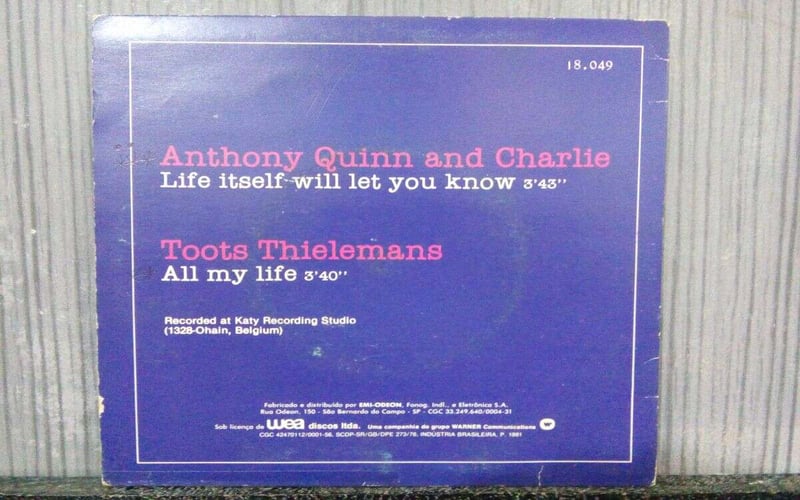 7 POLEGADAS ANTHONY QUINN AND CHARLIE - LIFE ITSELF WILL LET