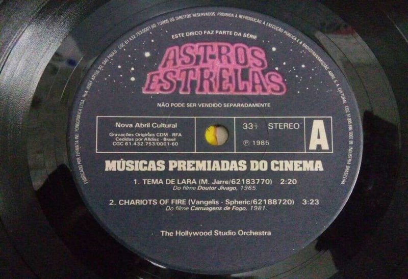 7 POLEGADAS MUSICAS PREMIADAS DO CINEMA - 1985 (NACIONAL)