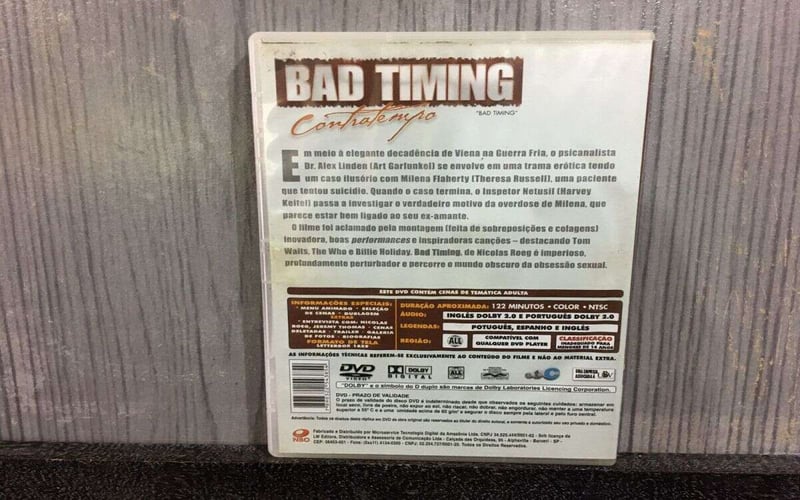 BAD TIMING - CONTRATEMPO (FILME)