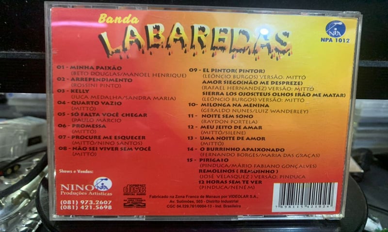 BANDA LABAREDAS - MINHA PAIXAO 2 (NACIONAL)
