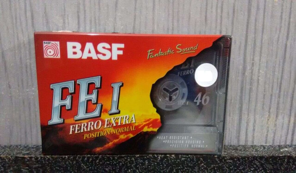 FITA CASSETE K7 - BASF FE I 46 (LACRADA) (NACIONAL)
