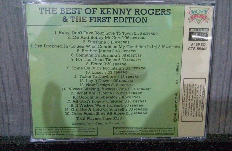 KENNY ROGERS - THE BEST OF KENNY AND THE FIRST EDITION (NAC)