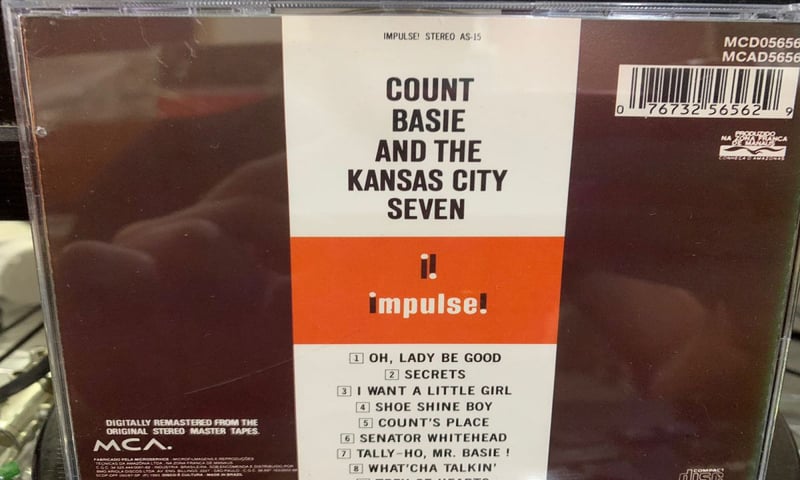 COUNT BASIE - COUNT BASIE AND THE KANSAS CITY 7