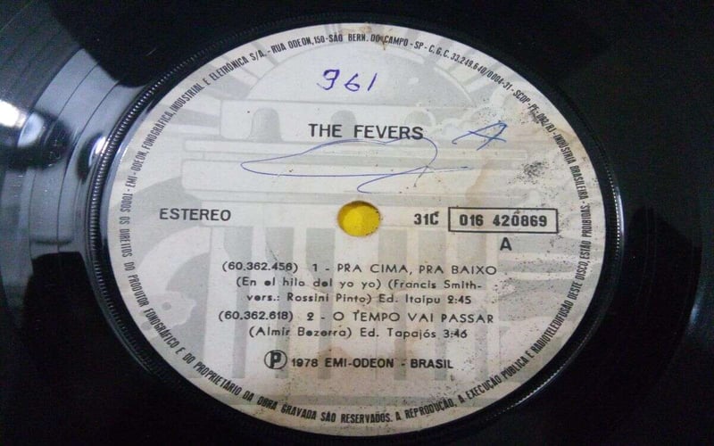 7 POLEGADAS THE FEVERS - 1978 PRA CIMA PRA BAIXO (NAC)