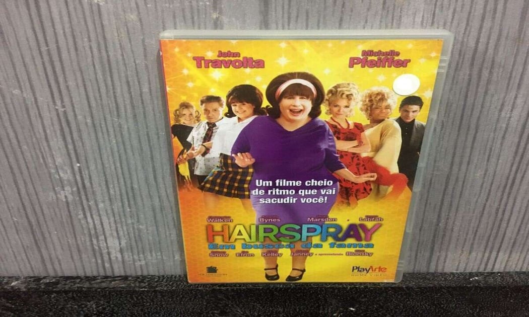 Dvd Hairspray em Busca da Fama  Filme e Série Playarte Usado