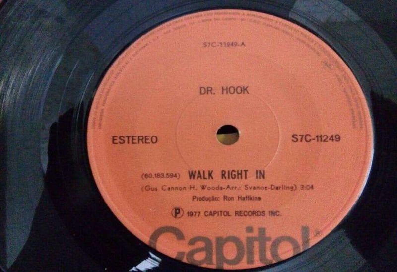 7 POLEGADAS DR HOOK - 1977 WALK RIGHT IN (NACIONAL)