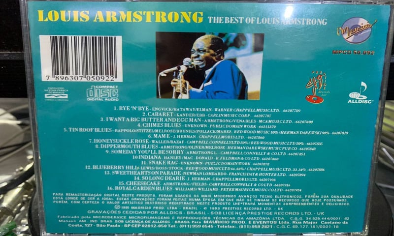 LOUIS ARMSTRONG - THE BEST OF LOUIS ARMSTRONG (NACIONAL)
