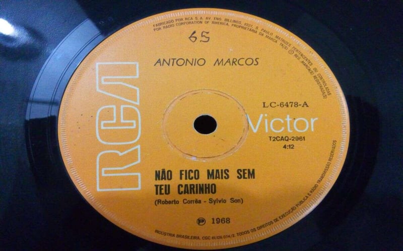 7 POLEGADAS ANTONIO MARCOS - 1968 NAO FICO MAIS (NAC)