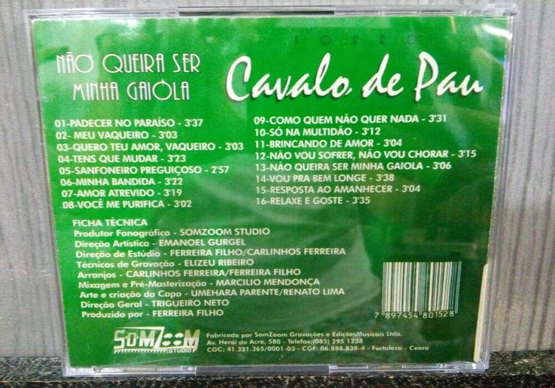 FORRO CAVALO DE PAU - NAO QUEIRA SER MINHA GAIOLA (NACIONAL)