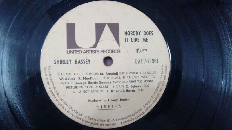 SHIRLEY BASSEY - NOBODY DOES IT LIKE ME (NACIONAL)