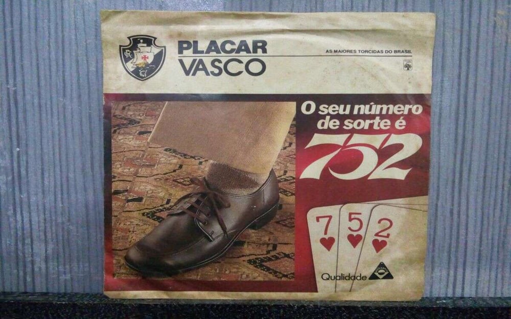 7 POLEGADAS - PLACAR VASCO - 752