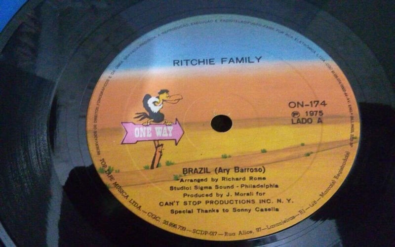 7 POLEGADAS - RITCHIE FAMILY - BRAZIL