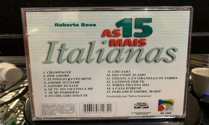 ROBERTO BOVO - AS 15 MAIS ITALIANAS (NACIONAL)