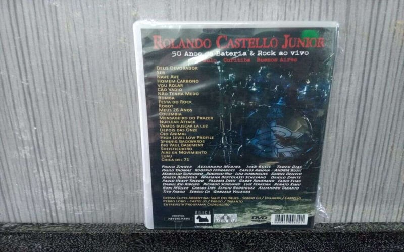 ROLANDO CASTELO JUNIOR - 50 ANOS DE BATERIA (DVD)