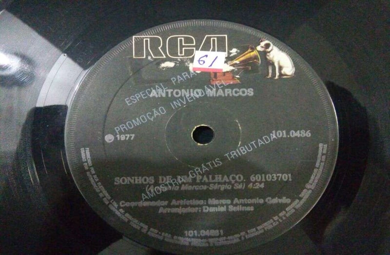 7 POLEGADAS ANTONIO MARCOS - 1977 (NACIONAL)