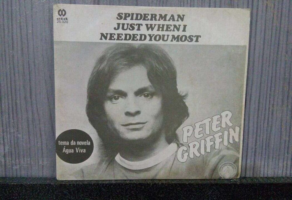 7 POLEGADAS PETER GRIFFIN - 1980 JUST WHEN I NEEDED YOU MOST