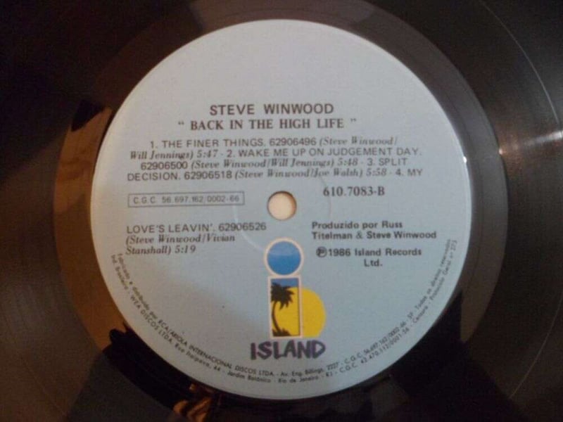 STEVE WINWOOD - BACK IN HIGH LIFE (NACIONAL) 