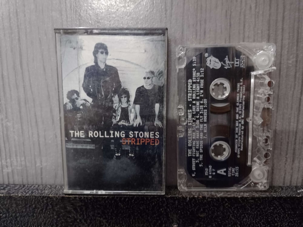 THE ROLLING STONES - STRIPPED (FITA K7 IMPORTADA)