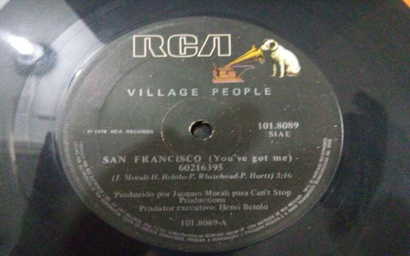 7 POLEGADAS - VILLAGE PEOPLE - SAN FRANCISCO