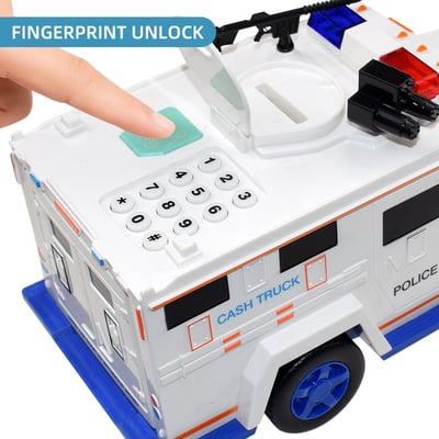 So Micro Online | Store  Cofre Carro de Polícia Cash Truck Bank  3
