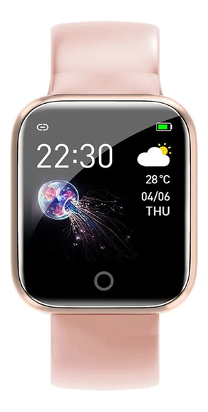 Relógio Inteligente Smartwatch I5 Rosa