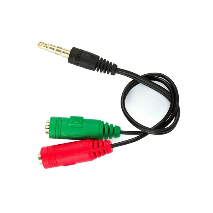 Cabo Adaptador Headset para Fone P2 YP-1-12 Cabo Adaptador Headset para Fone P2 YP-1-12